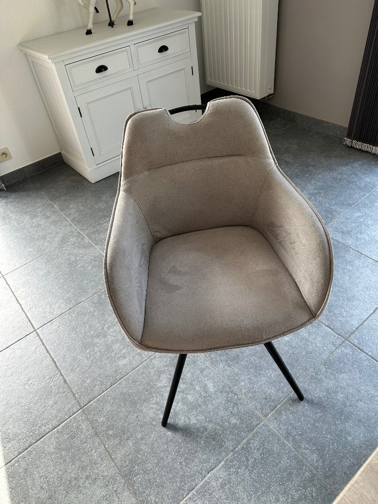 Chaises de salle à manger, Maison & Meubles, Chaises, Gris, Comme neuf, Enlèvement, Cinq, Six Chaises ou plus