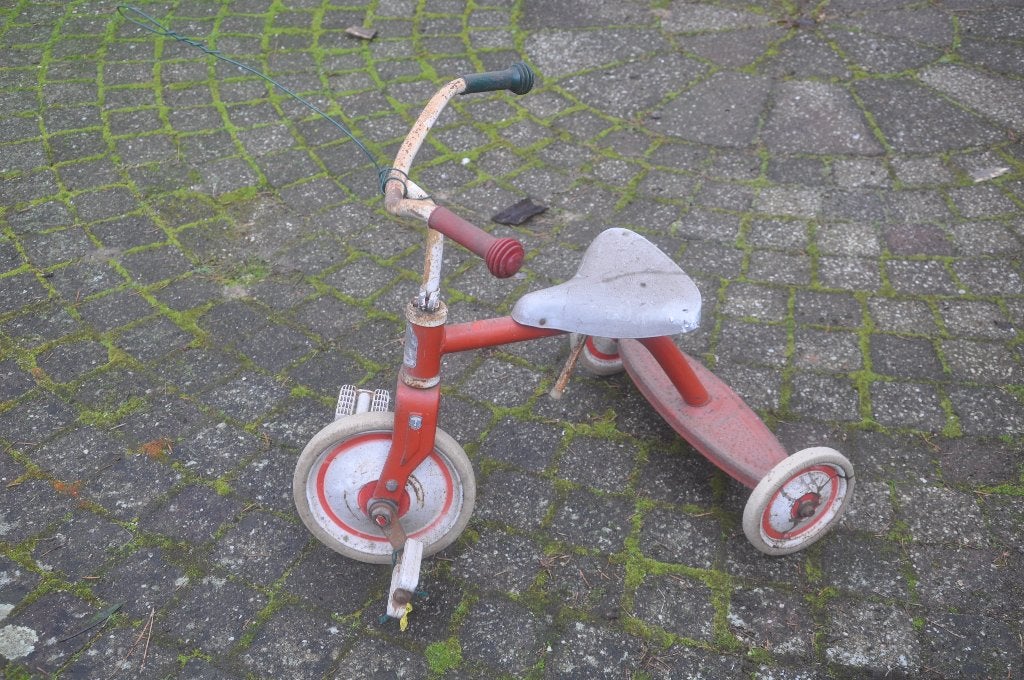 vintage driewielertje, Ophalen