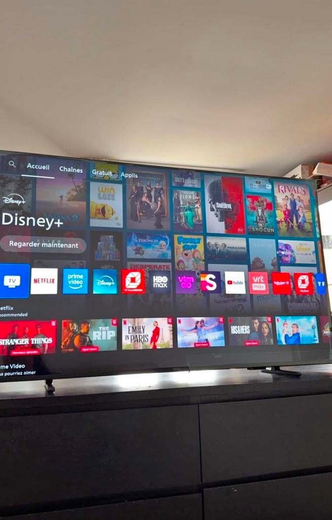 Philips 55" smart tv 4K, Enlèvement ou Envoi, Philips, Smart TV