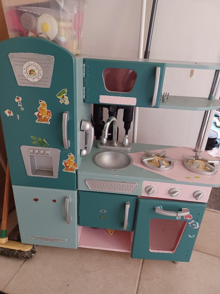 Petite cuisine enfant, Enlèvement, Utilisé, Bois, Jouer à la cuisine