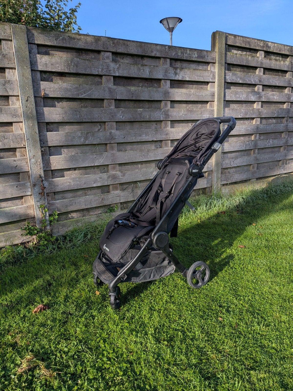Ergobaby Metro+ compacte plooibuggy, Ophalen, Zo goed als nieuw, Overige merken, Regenhoes