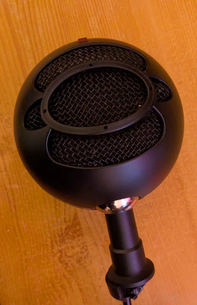 Blue Snowball USB Microfoon Zwart – Werkt Perfect, Musique & Instruments, Enlèvement, Utilisé, Autres types