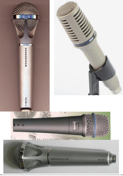 4 Microfoons ; AKG  Sennheiser en JTS, Musique & Instruments, Microphones, Enlèvement ou Envoi, Utilisé