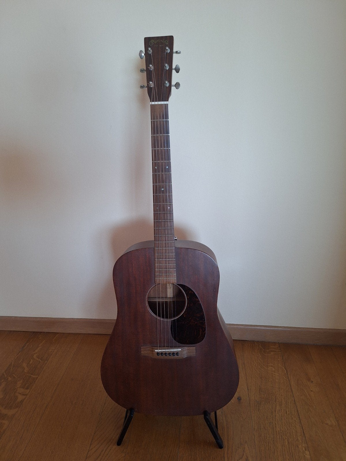 martin D15M, Musique & Instruments, Enlèvement, Comme neuf, Guitare Western ou Guitare Folk, Avec valise