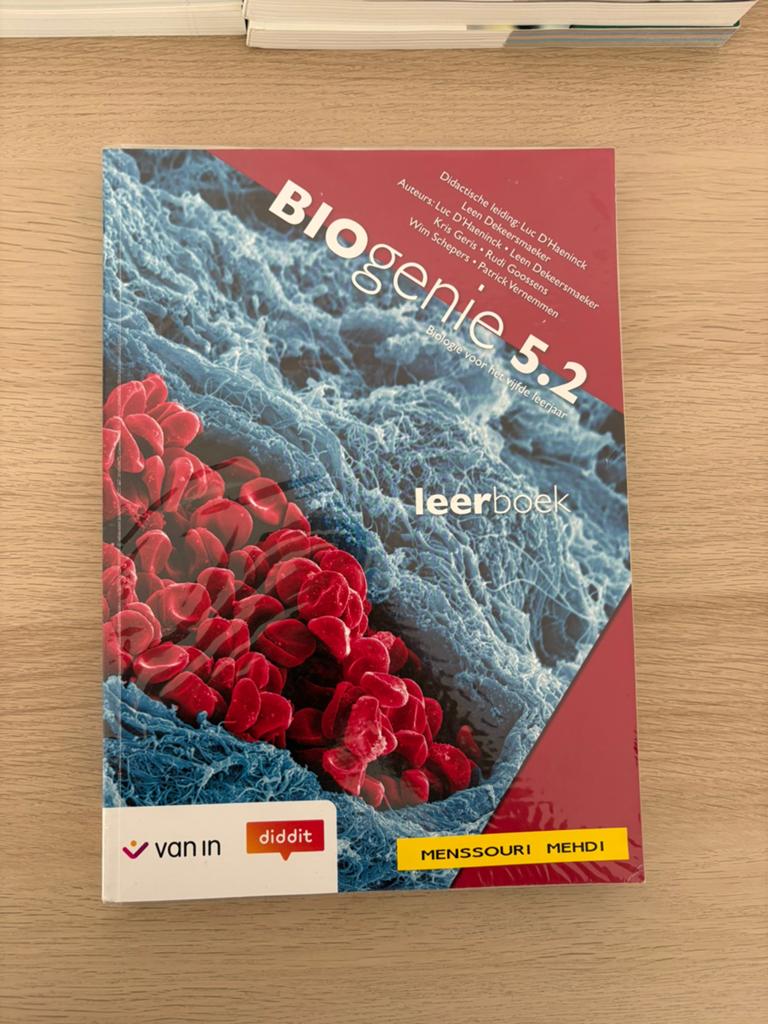 Manuel BioGenie 5.2 ISBN 9789464170993, Enlèvement ou Envoi, Comme neuf, Secondaire, Biologie