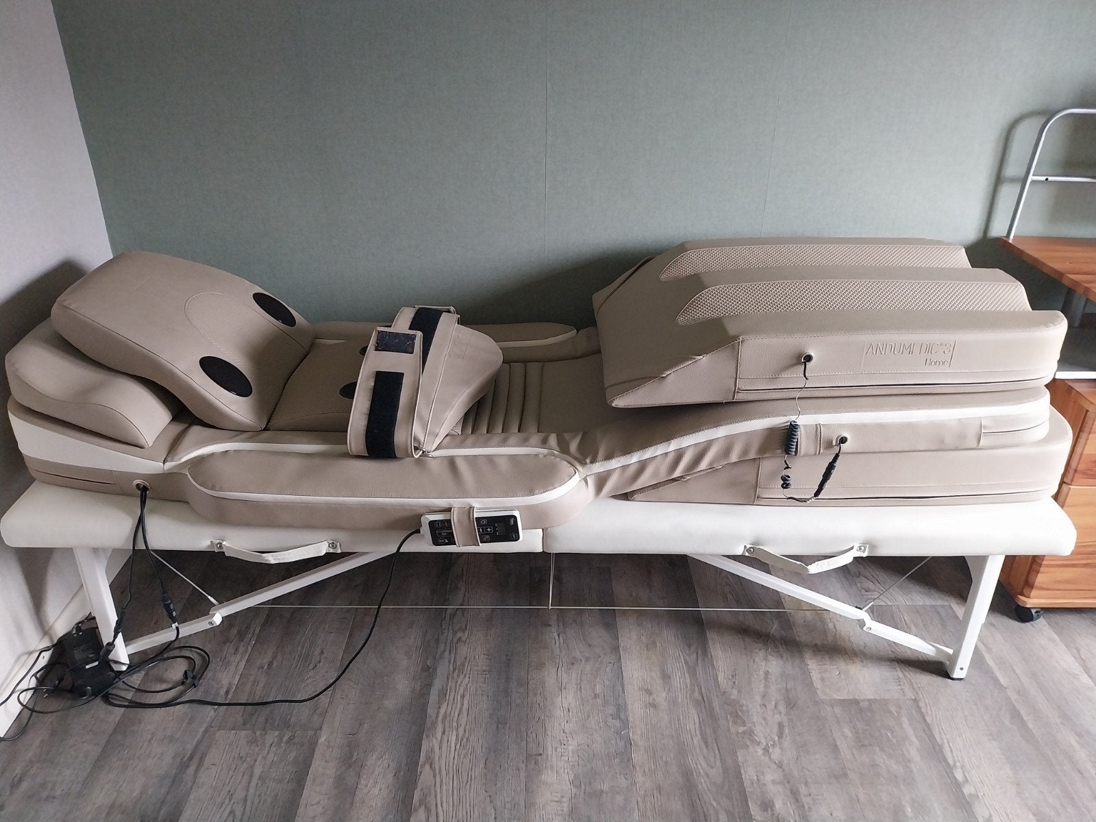 Massage bank, Ophalen