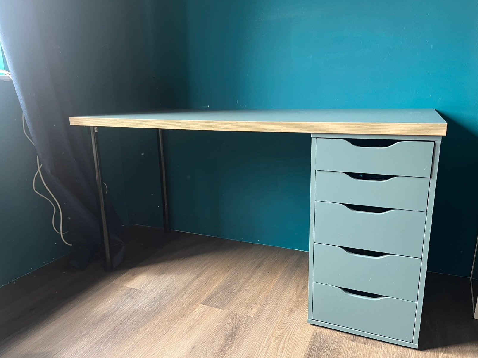 Ikea Lagkapten/alex 140x60, Ophalen, Zo goed als nieuw, IKEA, 140 cm