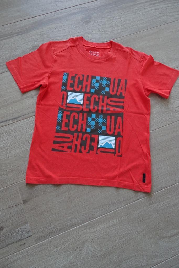 Oranje T-shirt Quechua Decathon maat 12 jaar, Kinderen en Baby's, Kinderkleding | Maat 152, Gebruikt, Decathlon, Ophalen of Verzenden