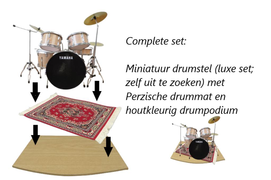 SET: drumstel (vrije keuze model met enkele basdrum en floor, Ophalen of Verzenden, Nieuw, Overige merken