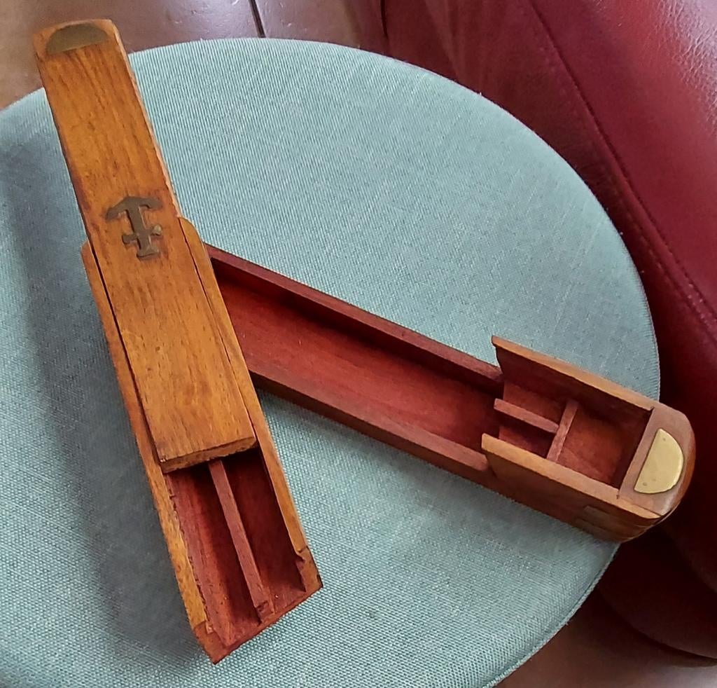 Plumier en bois  vintech, Antiquités & Art, Enlèvement ou Envoi