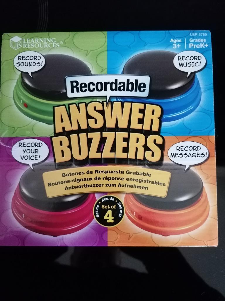 buzzers met opnamefunctie, Ophalen of Verzenden, Nieuw, Taal en Lezen, Met geluid
