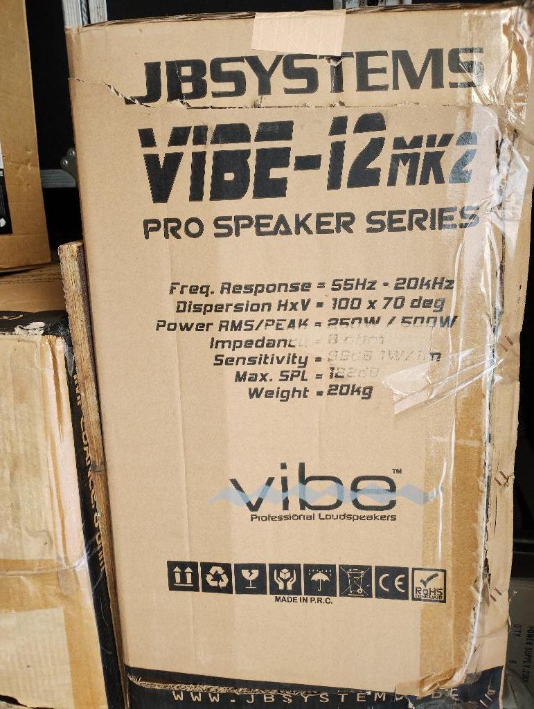 1 x Luidspreker VIBE 12 MK2 Nieuw € 220,00, Audio, Tv en Foto, Luidsprekerboxen, Ophalen, Nieuw, Front, Rear of Stereo speakers