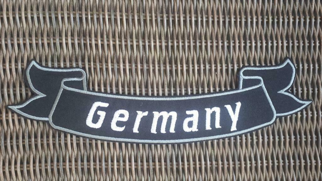 Germany strijk patch banner - 320 x 90 mm, Ophalen of Verzenden, Nieuw