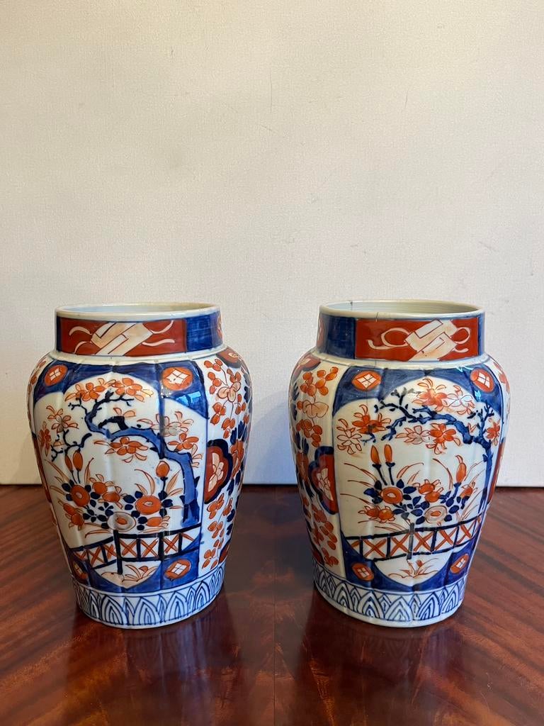 Japanse Imari porseleinen vazen, Ophalen of Verzenden