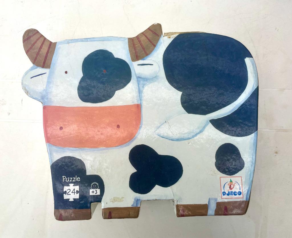 Puzzle DJECO 24 pièces, Ophalen of Verzenden, 10 tot 50 stukjes, Gebruikt, 2 tot 4 jaar