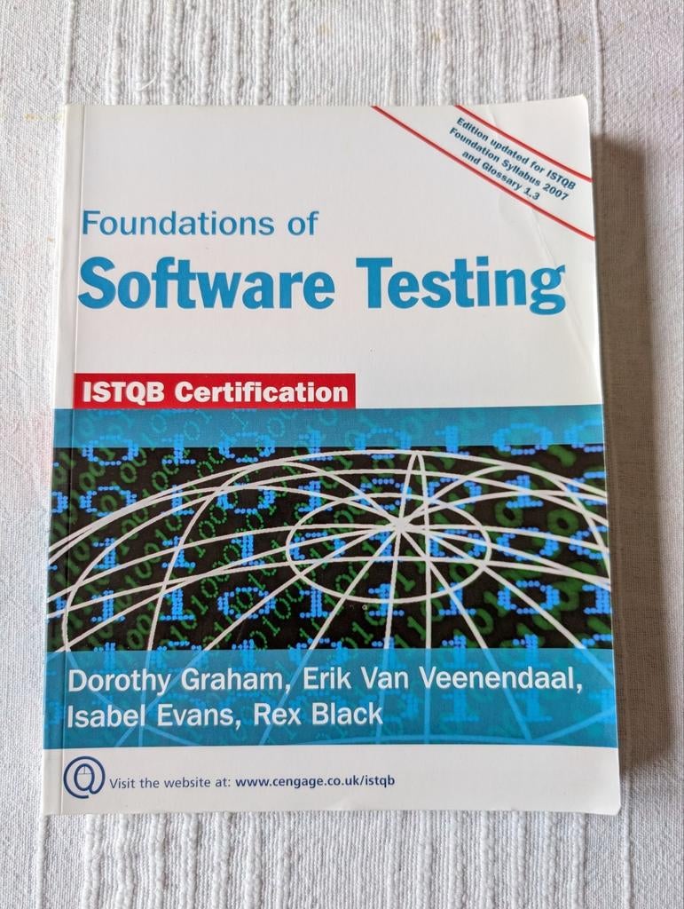 Software testing, Boeken, Informatica en Computer, Ophalen of Verzenden, Zo goed als nieuw, Software