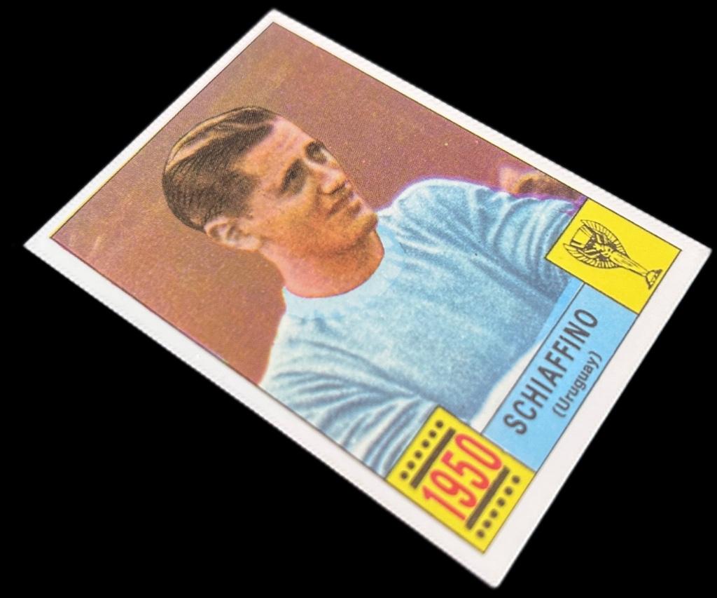 Panini WK 70 Mexico Schiaffino 1950 Kaart Sticker Uruguay, Collections, Envoi, Neuf