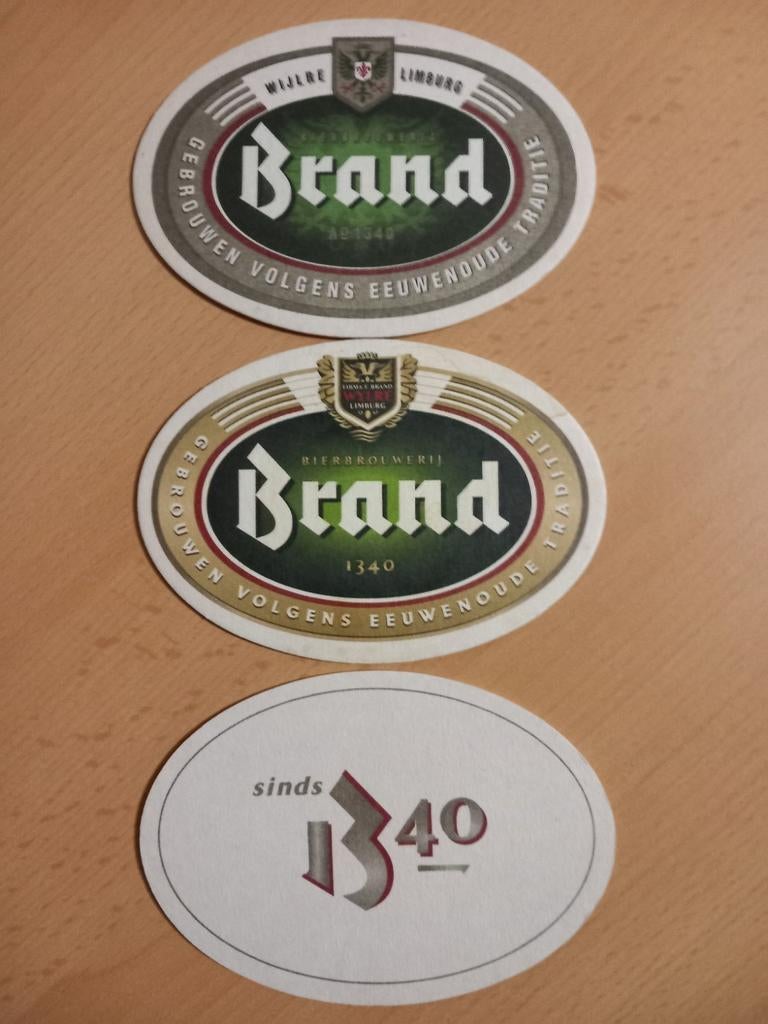 Bierviltjes  Brand (494), Verzamelen, Biermerken, Ophalen of Verzenden, Zo goed als nieuw, Brand