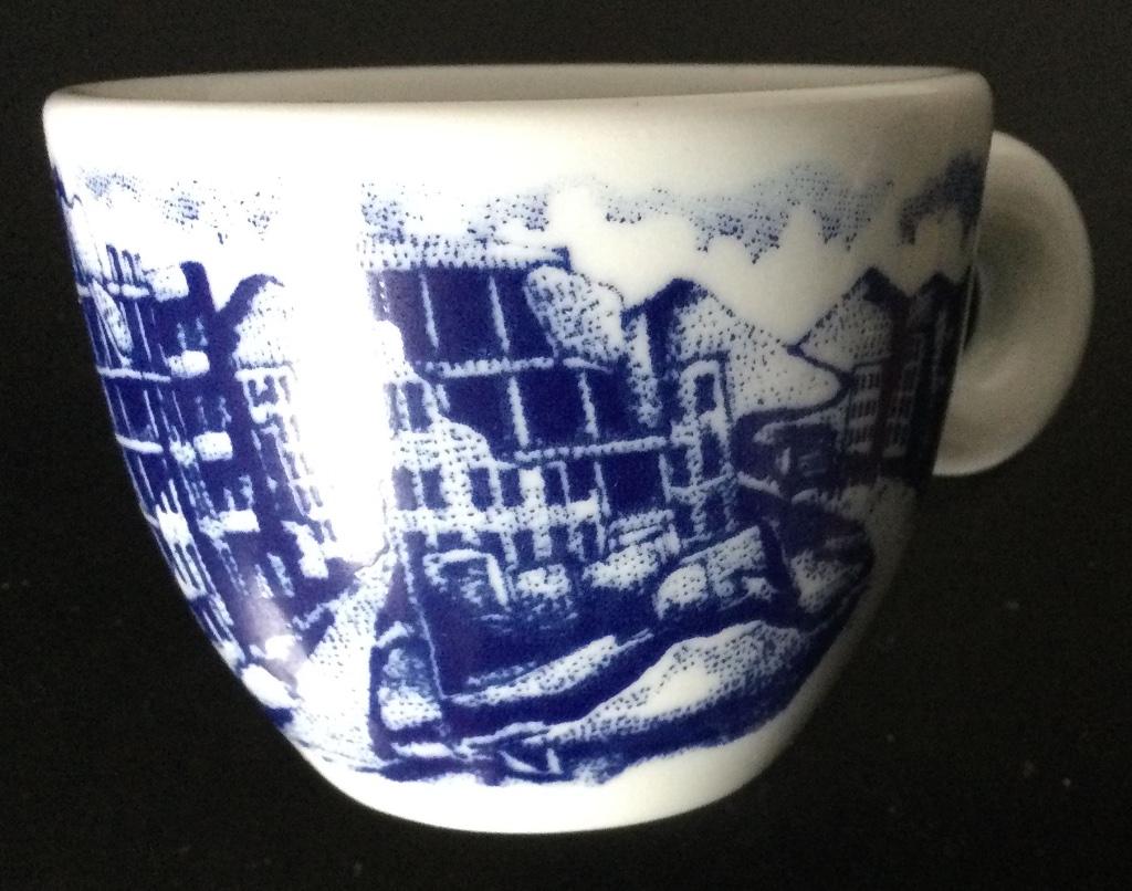 Illy espresso kopje Rufus Willis 2005  H 5cm model B, Ophalen of Verzenden, Zo goed als nieuw