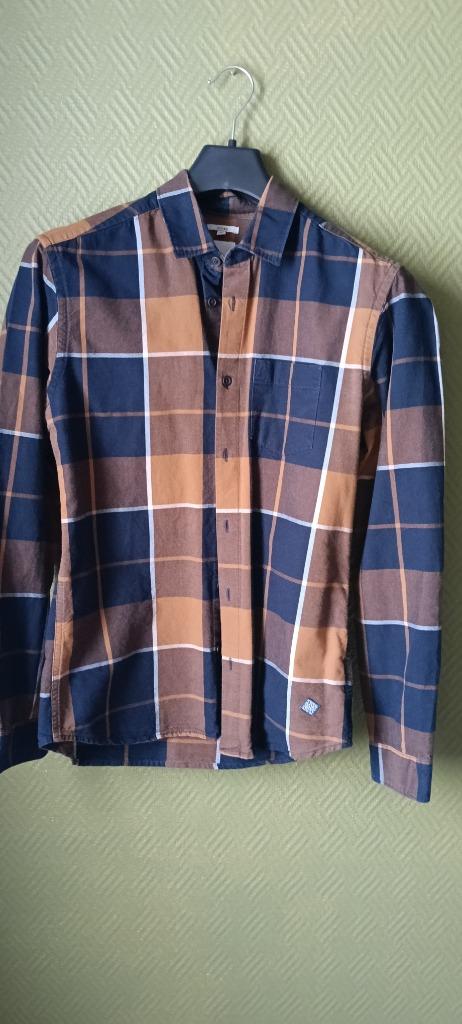 Overhemd jules, Jules, Bruin, Gedragen, Halswijdte 39/40 (M)