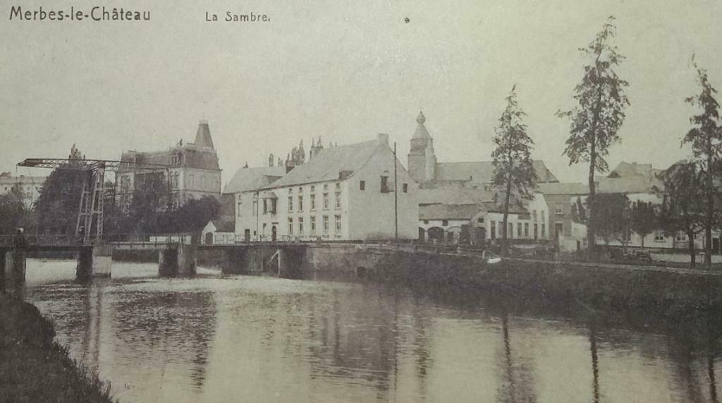 Carte Postale Merbes-le-Château - La Sambre (pont à bascule), Enlèvement ou Envoi, Avant 1920, Affranchie, Hainaut