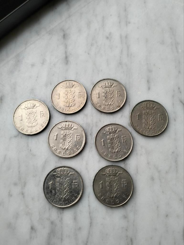 1 Belgische Frank, Koning Boudewijn en Koning Leopold lll, Ophalen of Verzenden