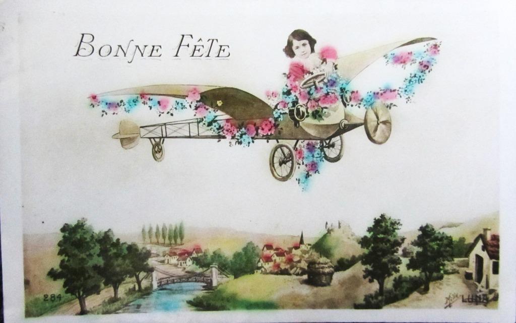 FANTASIE- KINDEREN- VLIEGTUIG, Verzamelen, Ophalen of Verzenden, Gelopen, Kinderen