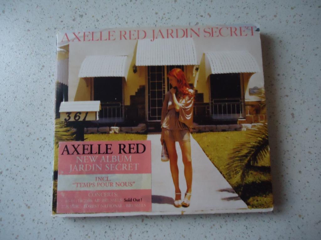 Lot 211 met CD van "Axelle Red - Jardin Secret in prima., Enlèvement ou Envoi, Comme neuf