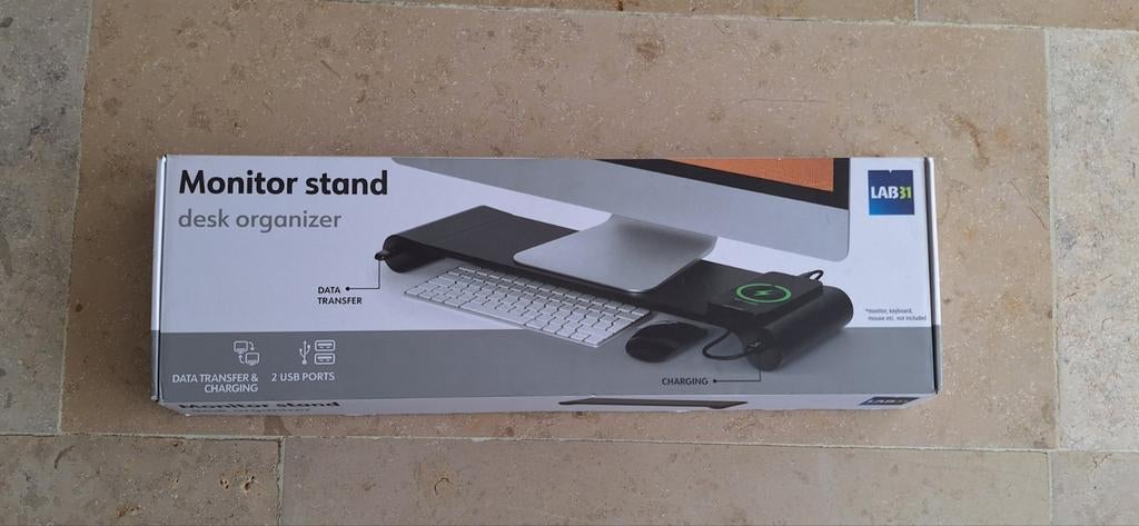 Monitorstandaard met USB-aansluitingen, Ophalen of Verzenden, Nieuw