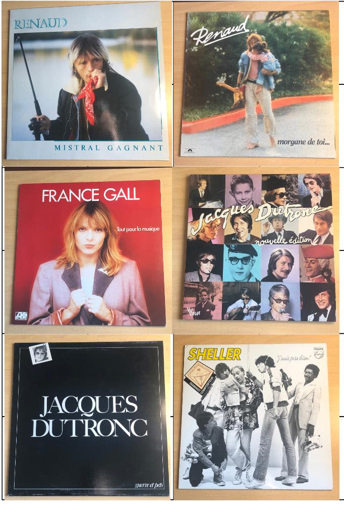 vinyles 33 Tours Francais - variétés 70-80 (10 vinyles), CD & DVD, Vinyles | Autres Vinyles, Utilisé, Enlèvement ou Envoi