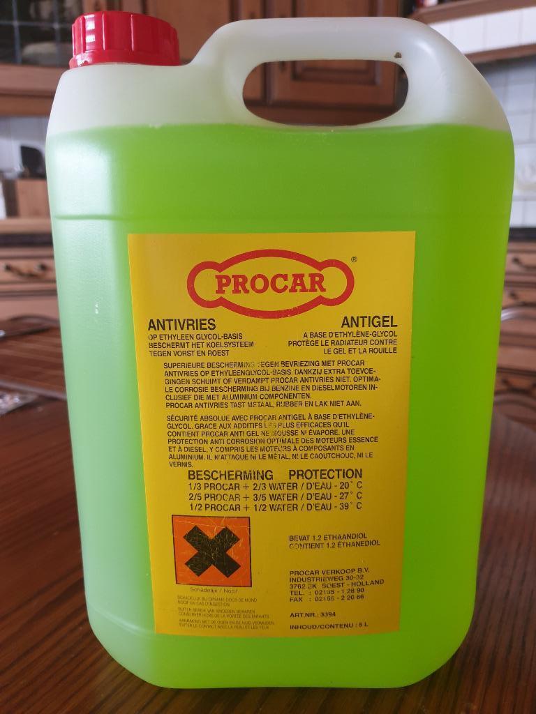 Procar Antivries, Enlèvement ou Envoi