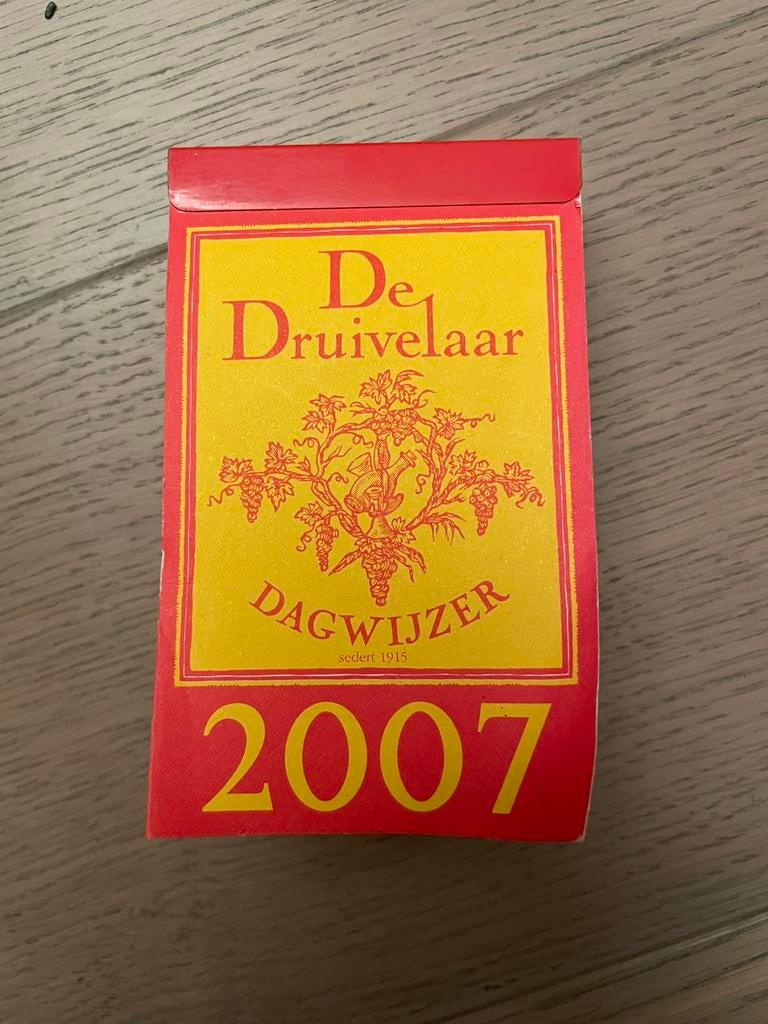 Scheurkalender De Druivelaar 2007, Verzamelen, Ophalen, Nieuw