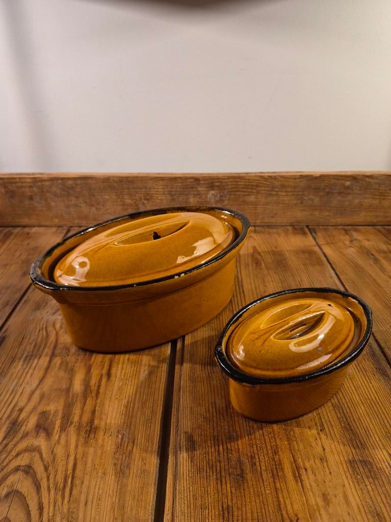 Terrines (terre cuite émaillée) pour préparation et cuisson, Maison & Meubles