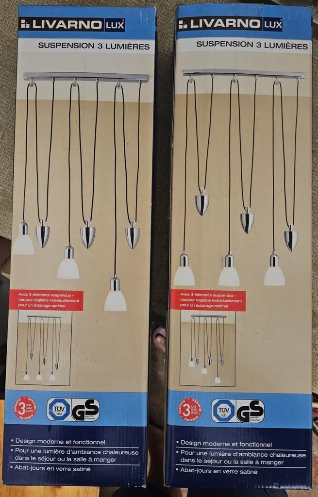 Twee nieuwe hanglampen nooit geplaatst, Ophalen of Verzenden, Nieuw