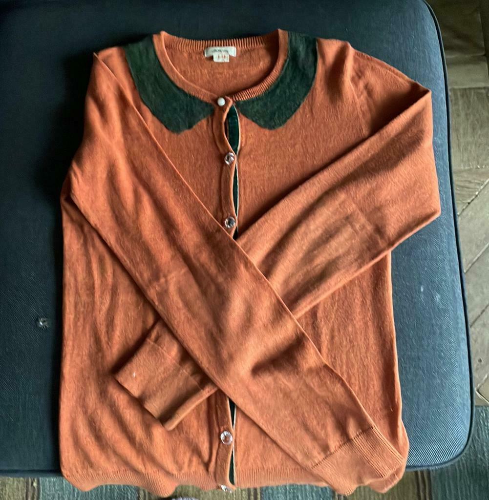 Giletje oranje 14 jaar Bellerose, Kinderen en Baby's, Kinderkleding | Maat 164, Meisje, Trui of Vest, Ophalen of Verzenden, Zo goed als nieuw