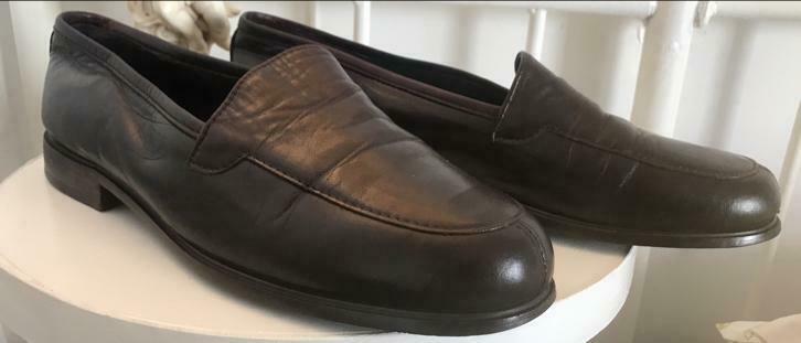 Mocassins en cuir brun souple, pointure 39, envoi gratuit, Neuf, Brun, Chaussures basses