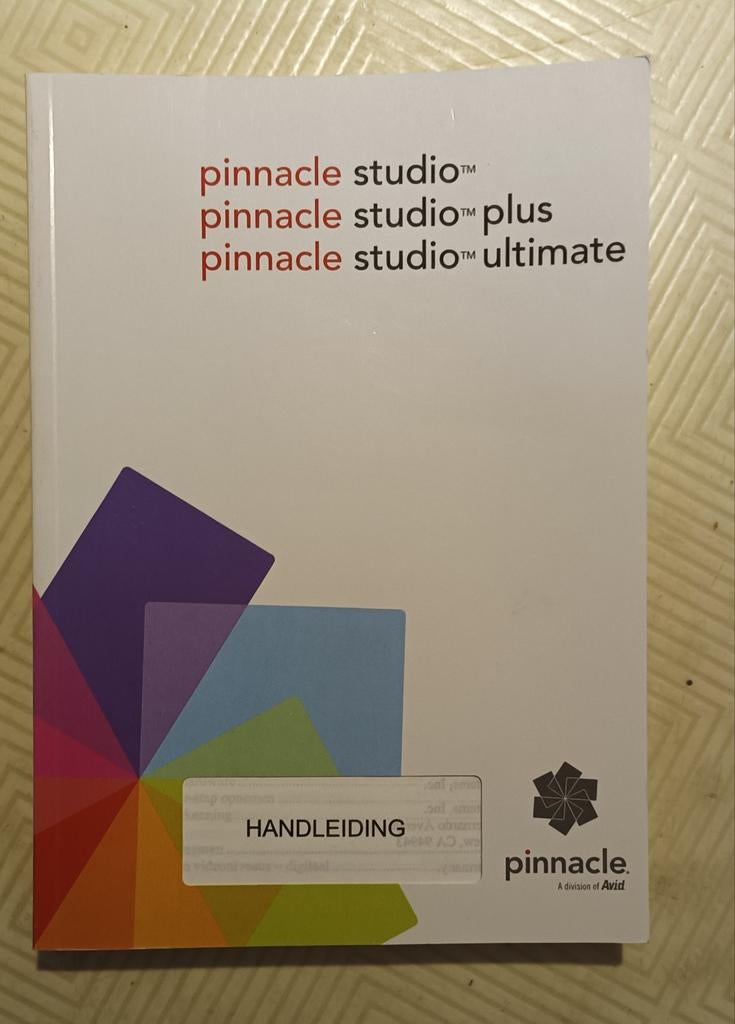 Handleiding Pinnacle Studio - Plus en Ultimate, Ophalen of Verzenden, Nieuw