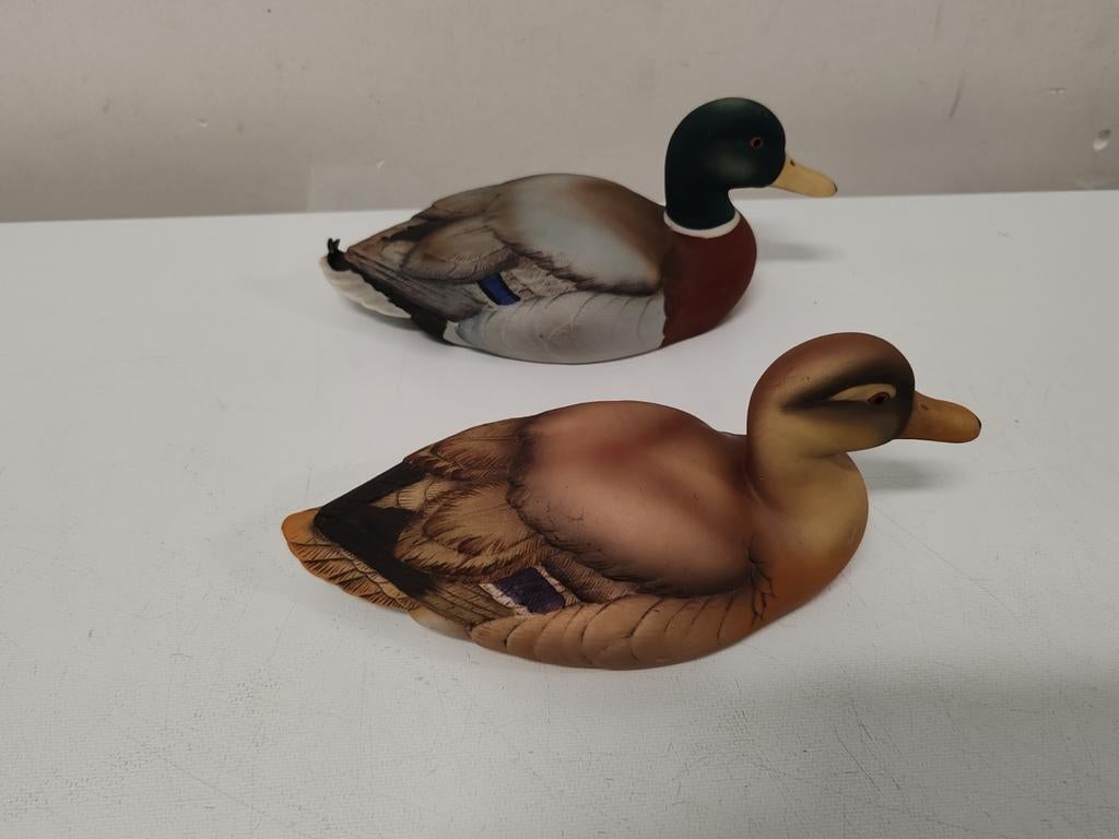 AKITA Mallard duck porselein set van 2, Ophalen, Zo goed als nieuw