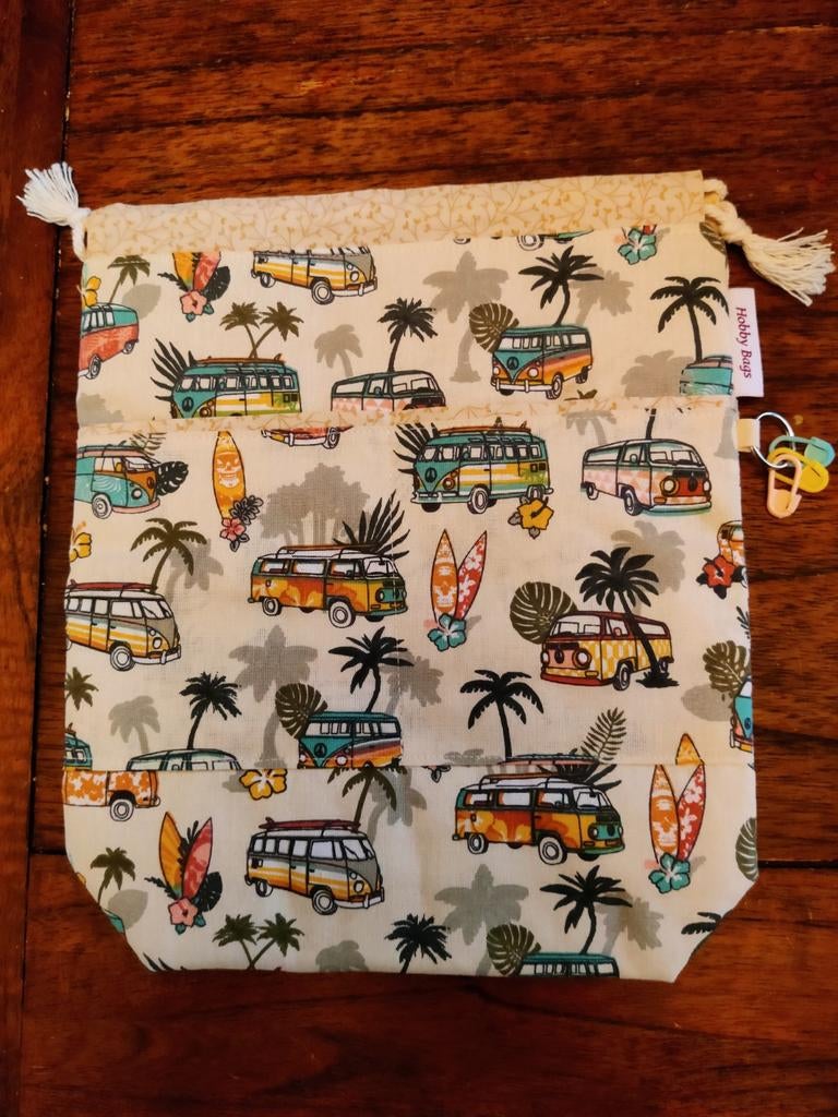 Sac en tissu avec fermeture à cordon - Hobby bags, Enlèvement ou Envoi