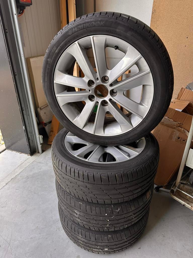 BBS BMW 5x120 met vetus S1 Evo 1serie 7J 17”, Auto-onderdelen, Banden en Velgen, Gebruikt, Banden en Velgen, 17 inch, Personenwagen