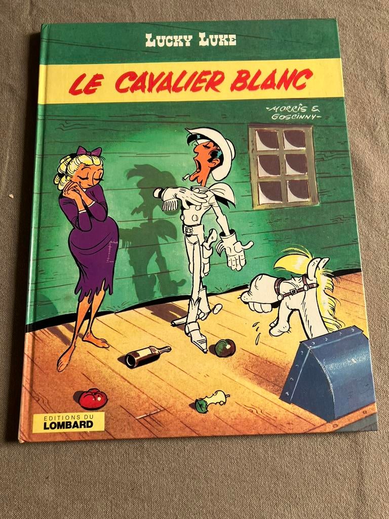Lucky Luke T43 - Le cavalier blanc - EO du Lombard 1975., Enlèvement ou Envoi, Une BD, Comme neuf, Morris