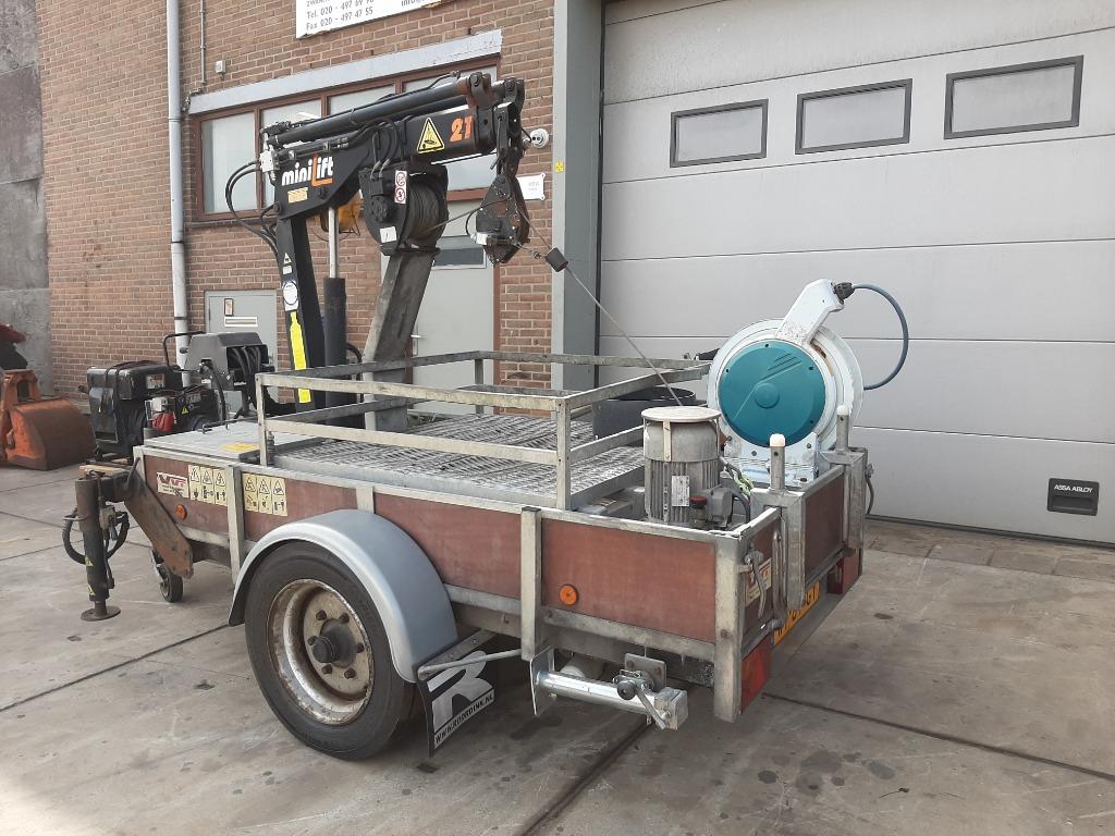 hogedruk reiniger op ahw. met lift/laadkraan, Tuin en Terras, Hogedrukreinigers, Gebruikt, Elektrisch, Ophalen