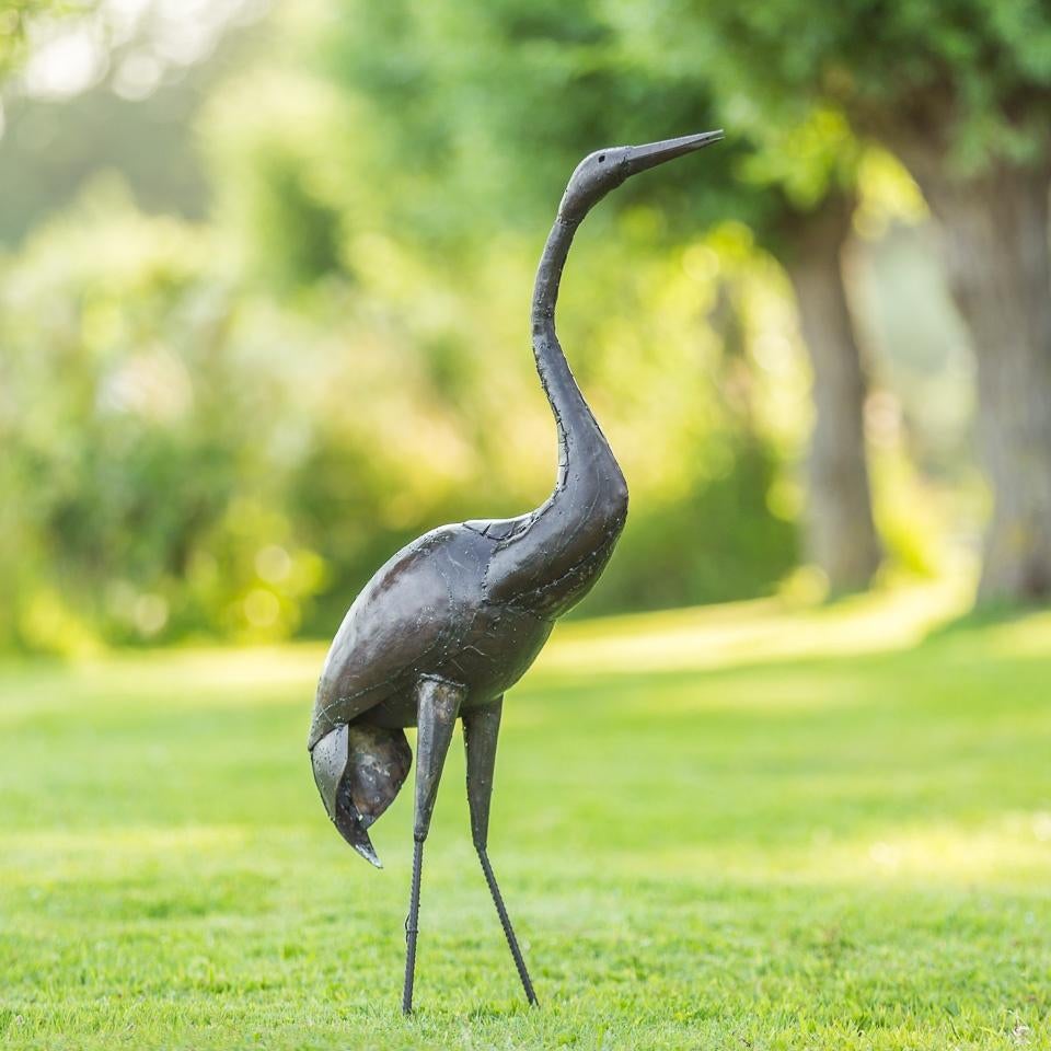 Paradijsvogel, Tuin en Terras, Tuinbeelden, Nieuw, Dierenbeeld, Metaal, Ophalen of Verzenden