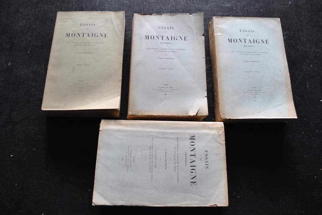 Essais de Montaigne Self-édition Traduction Général Michaud, Ophalen of Verzenden, Gelezen, Montaigne Général Michaud