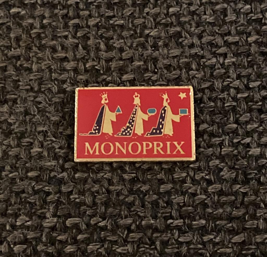 PIN - MONOPRIX, Envoi, Utilisé, Autres sujets/thèmes, Insigne ou Pin's