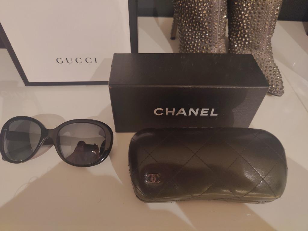 Lunettes de soleil Chanel authentiques, Autres marques, Enlèvement ou Envoi, Utilisé, Lunettes de soleil