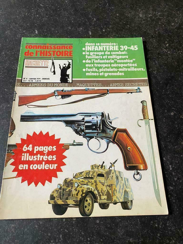 CONNAISSANCE DE L'HISTOIRE HACHETTE N 9  - INFANTERIE 39 -4, Enlèvement ou Envoi, Deuxième Guerre mondiale, Utilisé, Armée de terre
