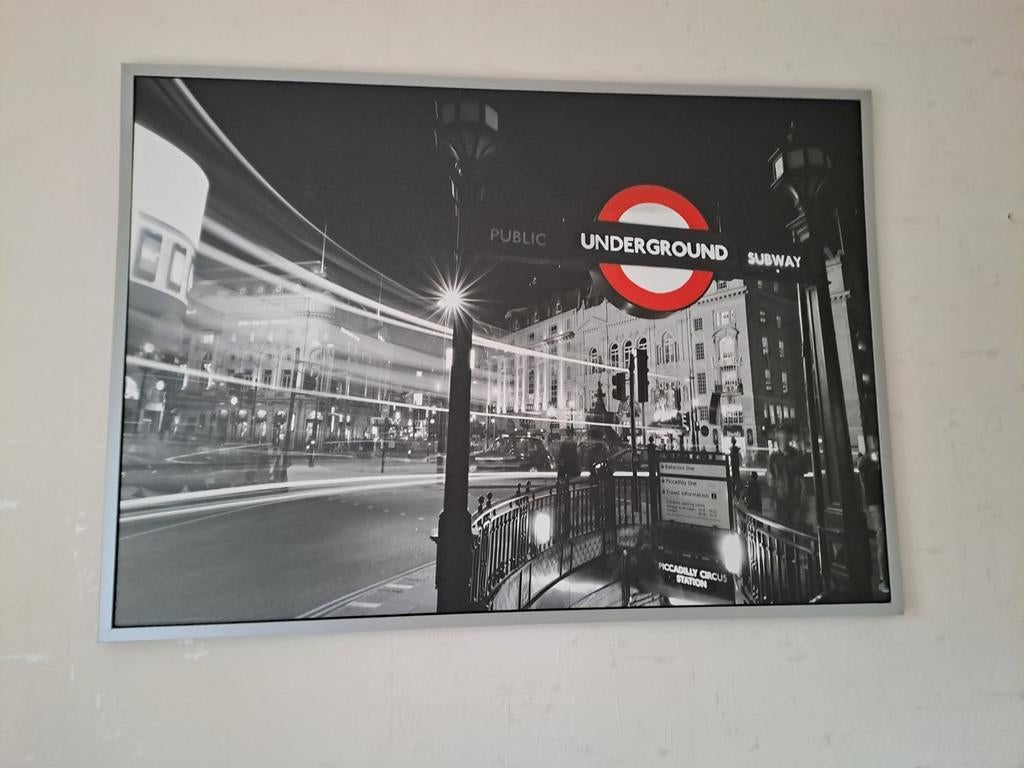 Cadre London 140x100 cm Bords alu, Ophalen, Zo goed als nieuw