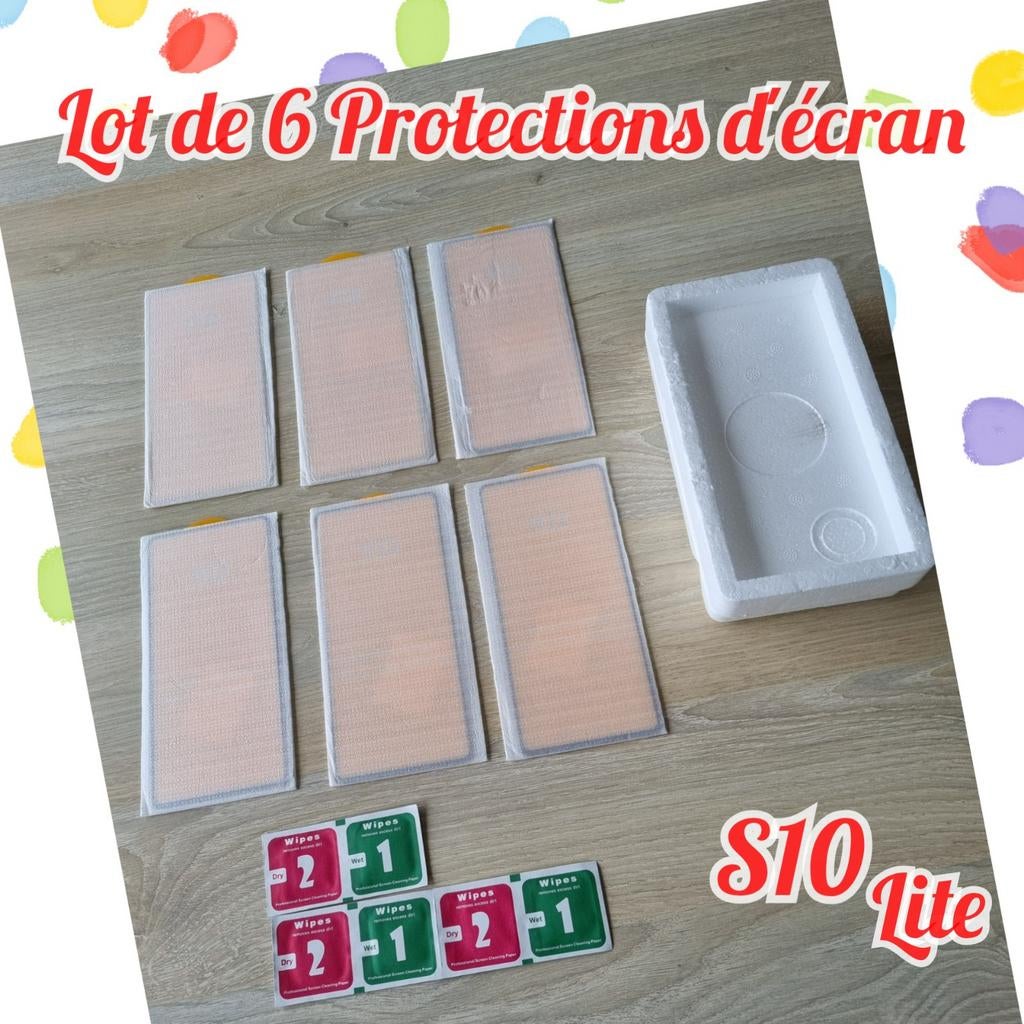 Protections d'écran-lot de 6-S10 LITE, Enlèvement ou Envoi, Neuf, Autres modèles