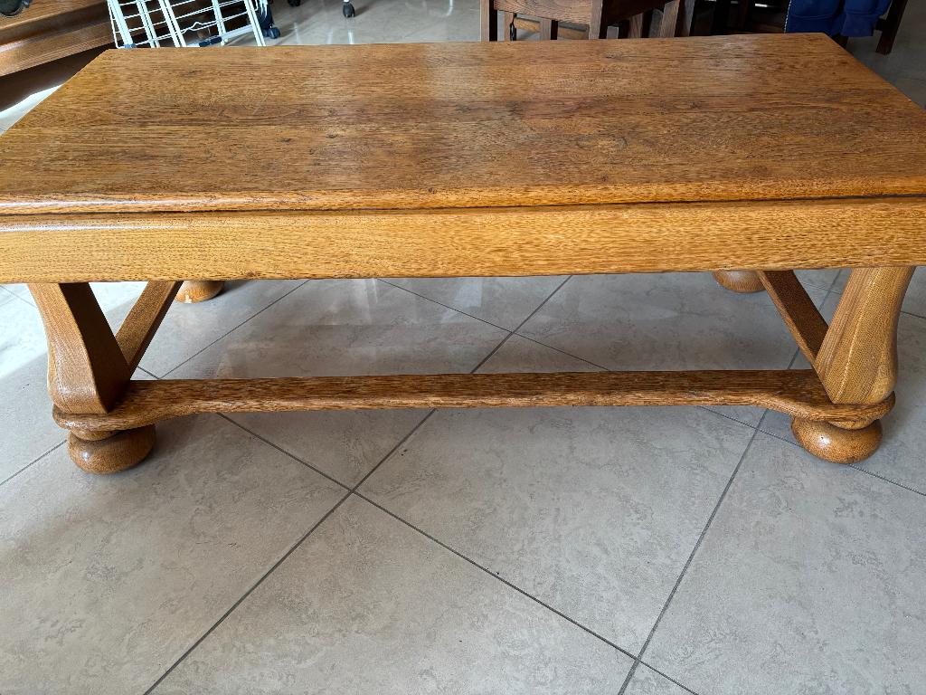 Table en chêne massif, Maison & Meubles, Tables | Tables à manger, 100 à 150 cm, Comme neuf, Enlèvement, 50 à 100 cm